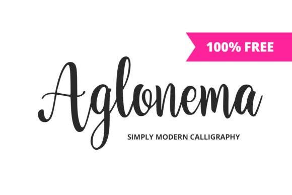 Aglonema Font - Free Font - Free Digital Files