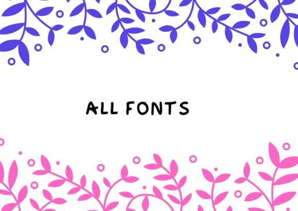 All Fonts Font - Free Font - Free Digital Files