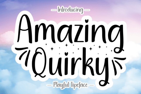 Amazing Quirky Font - Free Font - Free Digital Files