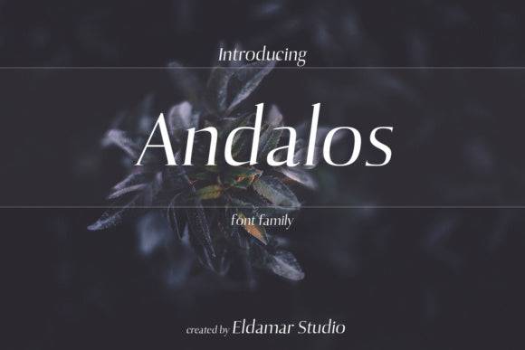 Andolas Font - Free Font - Free Digital Files