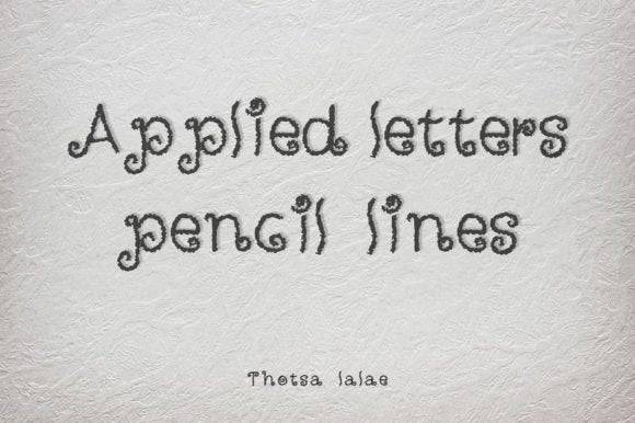 Applied Letters Font - Free Font - Free Digital Files