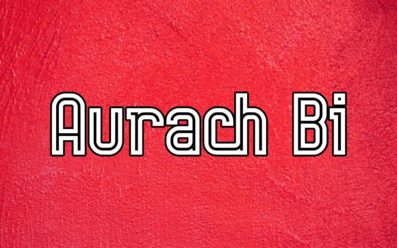 Aurach Bi, Modern Double - Line Display Typeface - Free Font - Free Digital Files