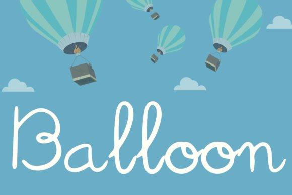 Balloon Font - Free Font - Free Digital Files