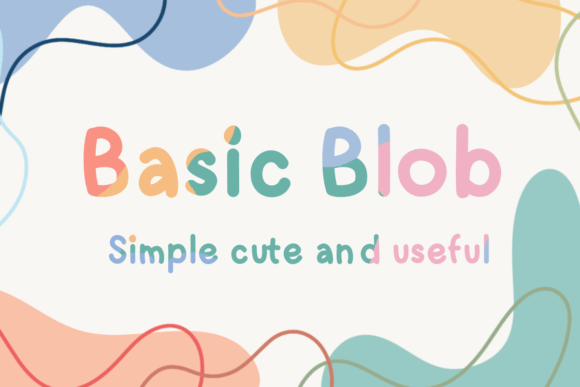 Basic Blob Font for Headlines, Posters and Branding Projects - Free Font - Free Digital Files