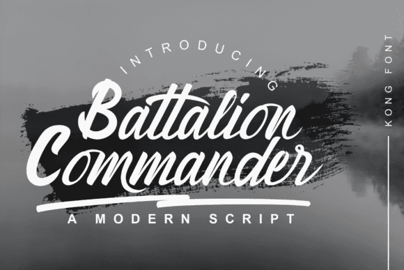 Battalion Commander Font - Free Font - Free Digital Files
