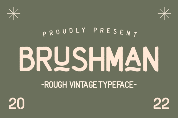 Brushman, Hand‑Drawn Brush Font for Posters & Creative Graphics - Free Font - Free Digital Files