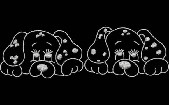 Dog Border - Free Embroidery Designs - Free Digital Files