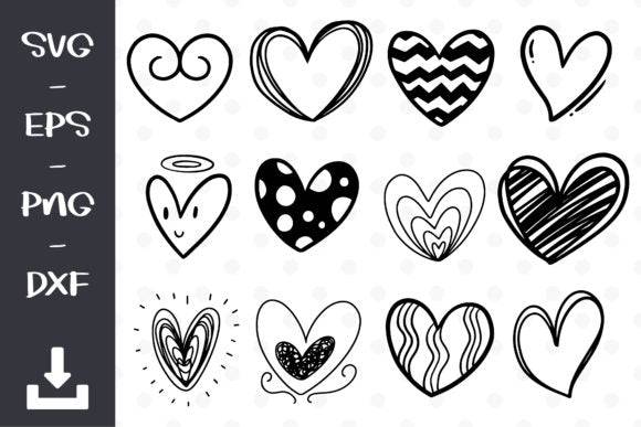 Doodle Heart - Free Graphics - Free Digital Files