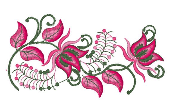 Flower Stem - Free Embroidery Designs - Free Digital Files