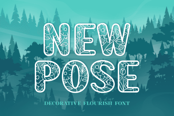 New Pose Font - Free Font - Free Digital Files