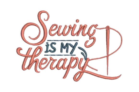 Sewing is My Therapy - Free Embroidery Designs - Free Digital Files