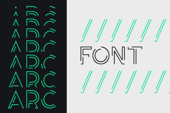 Arc Font - Free Font - Free Digital Files