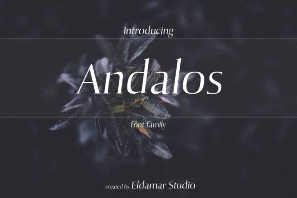 Andolas Font - Timeless Handmade Style