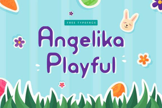 Angelika Playful Font - Cheerful Display Typeface