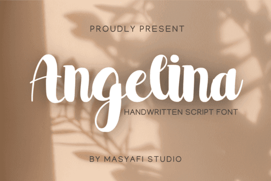 Angelina Font - Classy Handwritten Script