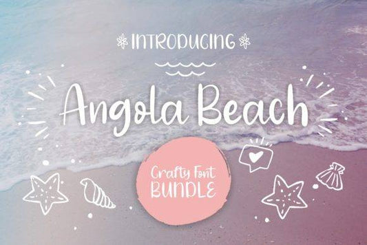 Angola Beach Font - Friendly Handwritten Style