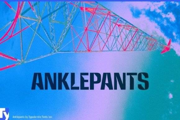 Anklepants Font - Eye-Catching Display