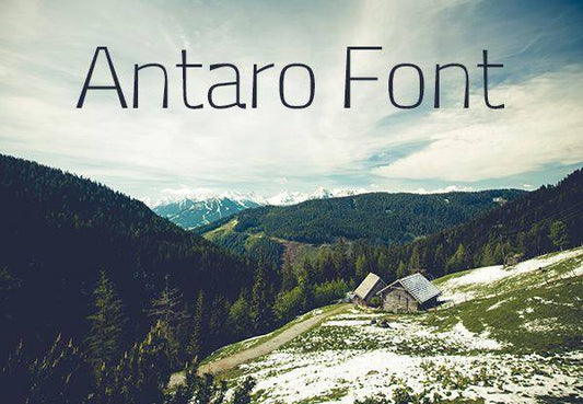 Antaro Font - Timeless Elegance in scenic landscape