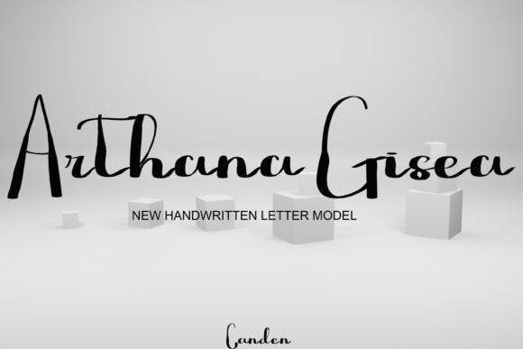 Arthana Gisea Font - Stylish Handwritten Lettering