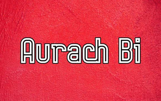 Aurach Bi Font - Cool Retro Display Typeface