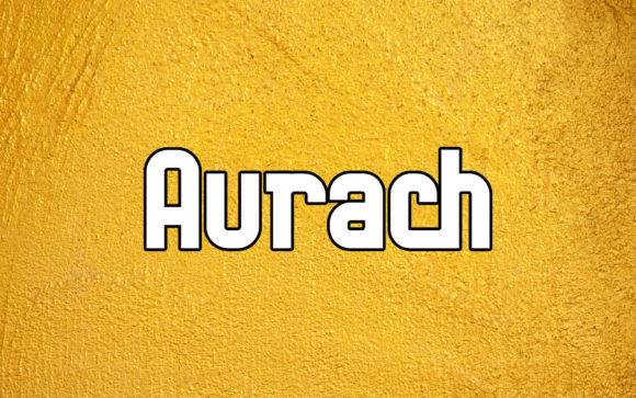 Aurach Font - Bold and Clean Display Typeface