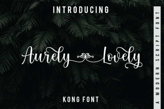 Aurely Lovely Font - Modern Script Design