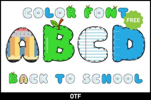 Back to School Font - Creative and Fun Free Download