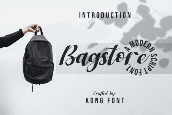 Bagstore Font - Modern Handwritten Script Display