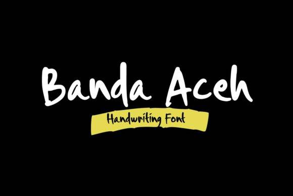 Banda Aceh Font - Free Handwritten Font