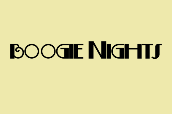 Boogie Nights, Retro Display Font for Posters & Branding - Free Font - Free Digital Files