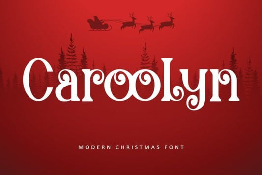 Caroolyn - Handwritten Script Font for Invitations & Greeting Cards - Free Font - Free Digital Files
