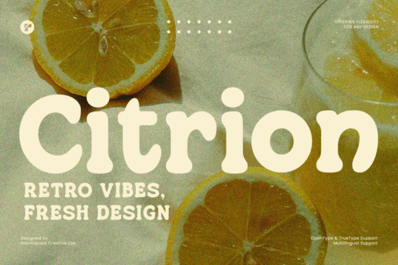 Citrion - Stylish Modern Serif Font for Social Media & Branding - Free Font - Free Digital Files