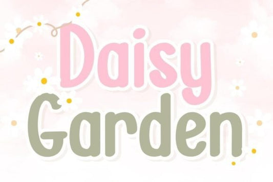 Daisy Garden, Retro Floral Script Font - Free Font - Free Digital Files