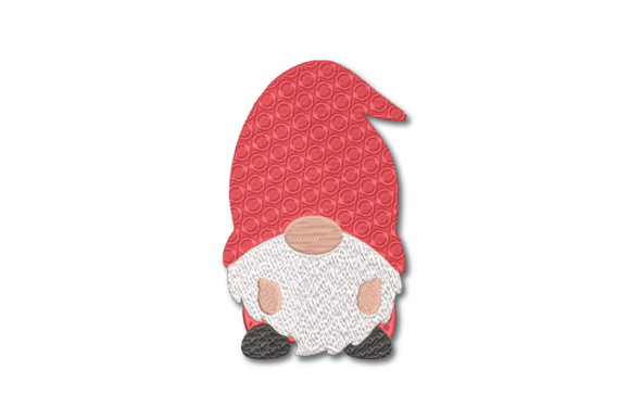 Free gnome embroidery design download