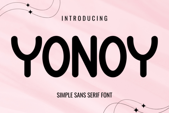 Yonoy, Modern Display Font for Branding & Merch - Free Font - Free Digital Files